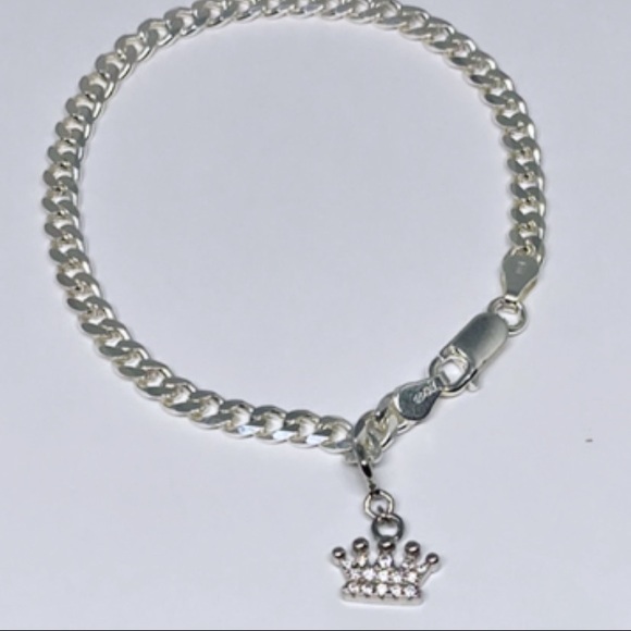 925 Sterling silver royalty bracelet - Picture 1 of 2